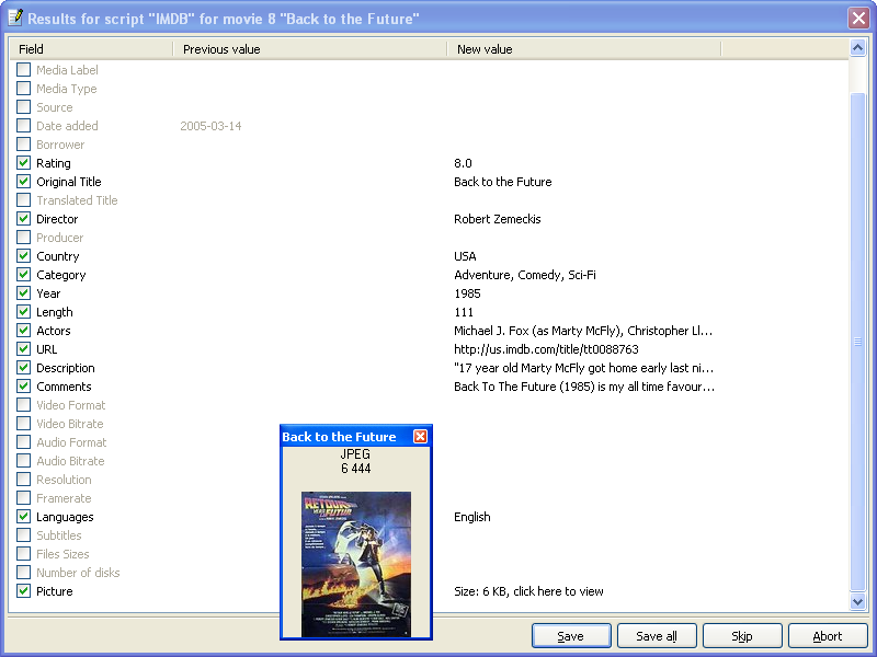 Ant Movie Catalog screenshot