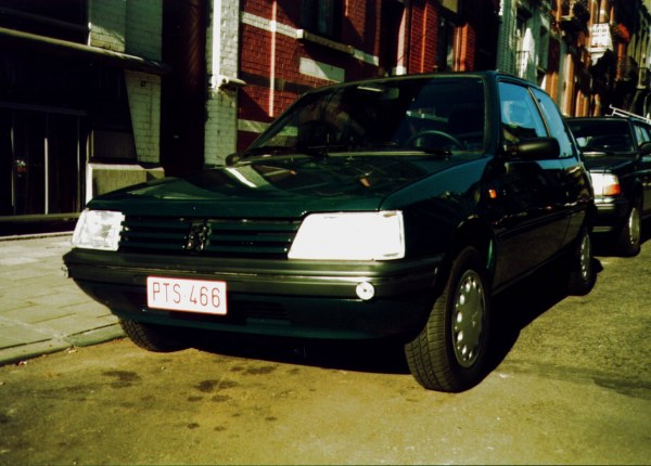 Peugeot 205 Then in 2001 when I started to work I bought a 2002 Peugeot 