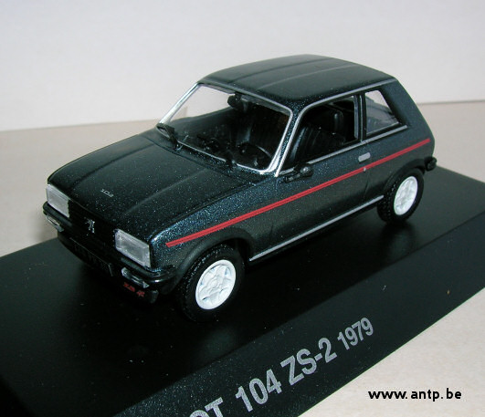 1/43 104 zs noire 1979 - norev